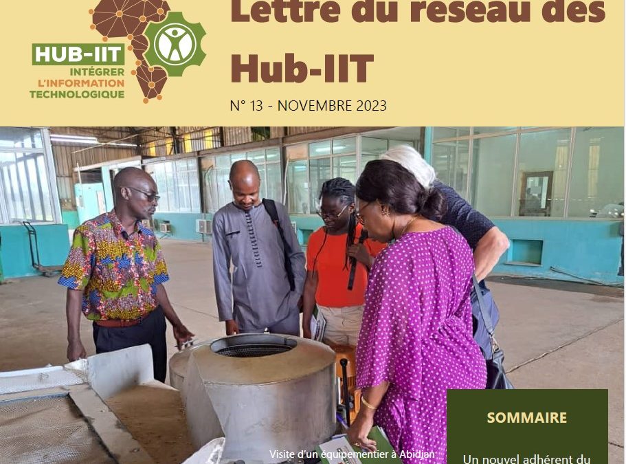 Lettre du réseau des Hub-IIT – novembre 2023